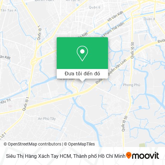 Bản đồ Siêu Thị Hàng Xách Tay HCM