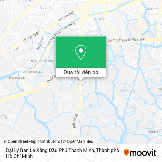 Bản đồ Đại Lý Bán Lẻ Xăng Dầu Phú Thành Minh