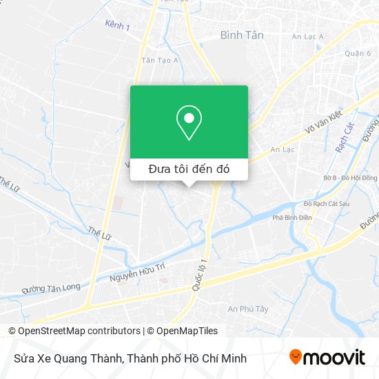 Bản đồ Sửa Xe Quang Thành