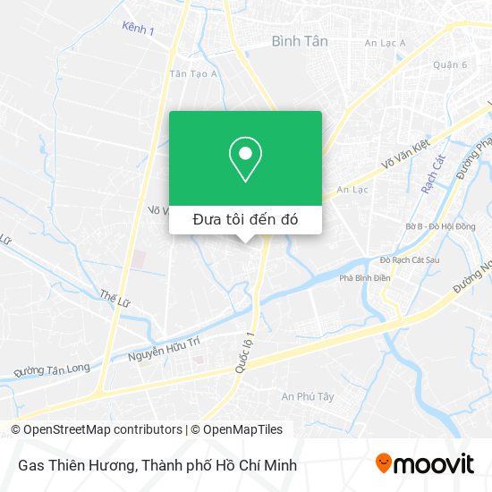 Bản đồ Gas Thiên Hương