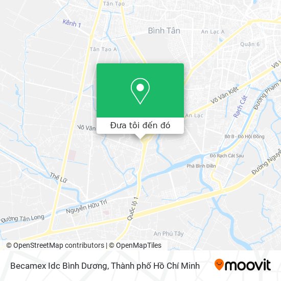 Bản đồ Becamex Idc Bình Dương