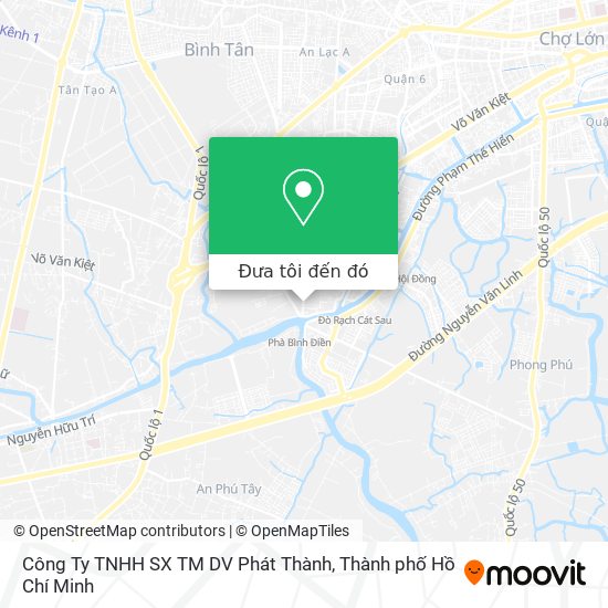 Bản đồ Công Ty TNHH SX TM DV Phát Thành