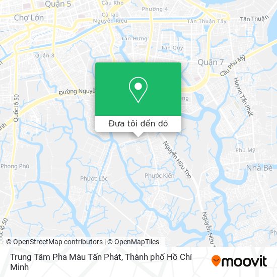 Bản đồ Trung Tâm Pha Màu Tấn Phát