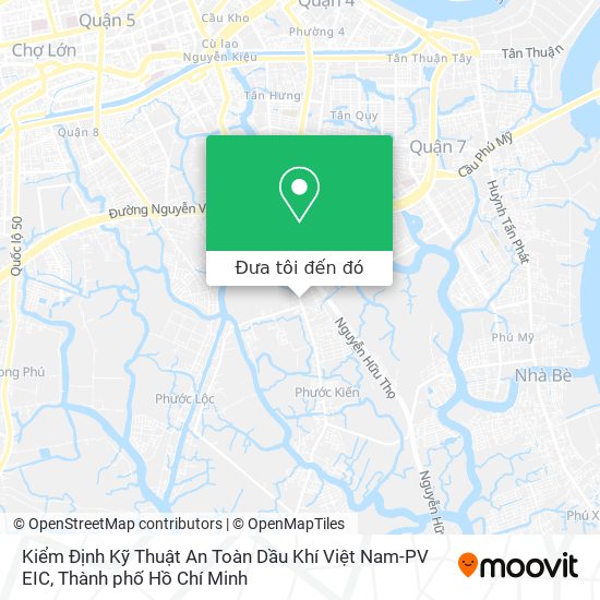 Bản đồ Kiểm Định Kỹ Thuật An Toàn Dầu Khí Việt Nam-PV EIC