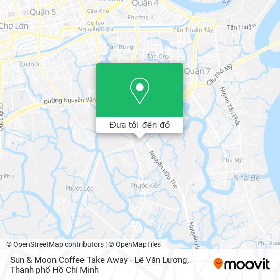 Bản đồ Sun & Moon Coffee Take Away - Lê Văn Lương