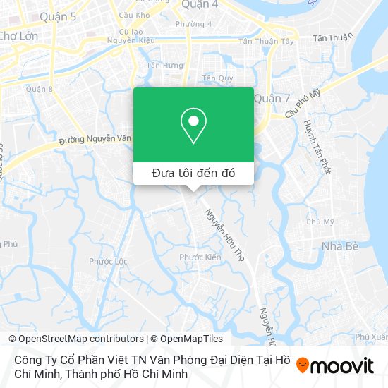 Bản đồ Công Ty Cổ Phần Việt TN Văn Phòng Đại Diện Tại Hồ Chí Minh