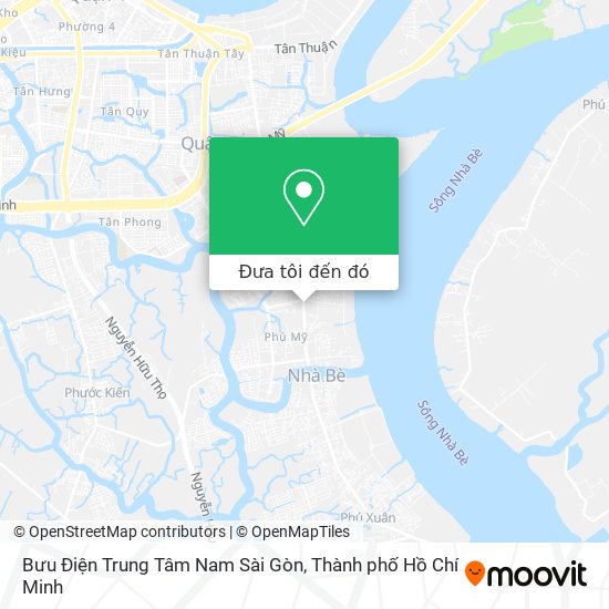 Bản đồ Bưu Điện Trung Tâm Nam Sài Gòn