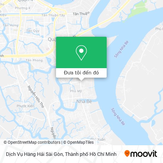 Bản đồ Dịch Vụ Hàng Hải Sài Gòn
