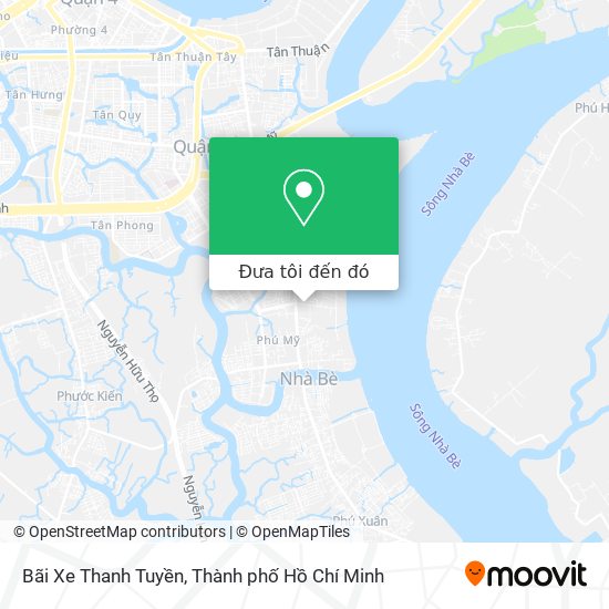 Bản đồ Bãi Xe Thanh Tuyền