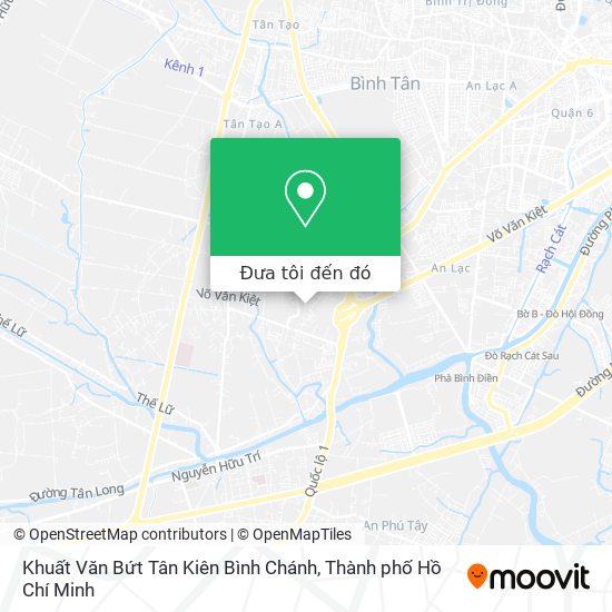 Bản đồ Khuất Văn Bứt Tân Kiên Bình Chánh