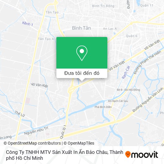 Bản đồ Công Ty TNHH MTV Sản Xuất In Ấn Bảo Châu