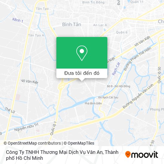 Bản đồ Công Ty TNHH Thương Mại Dịch Vụ Vân An
