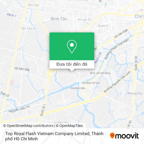 Bản đồ Top Royal Flash Vietnam Company Limited