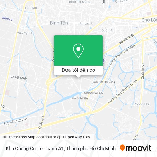 Bản đồ Khu Chung Cư Lê Thành A1