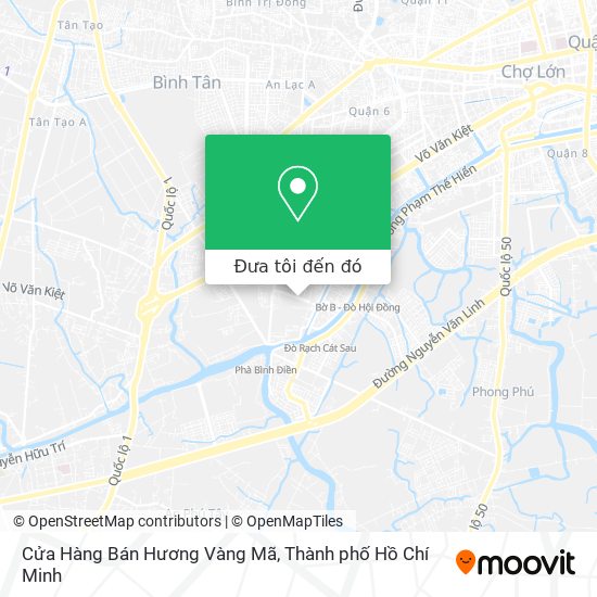 Bản đồ Cửa Hàng Bán Hương Vàng Mã