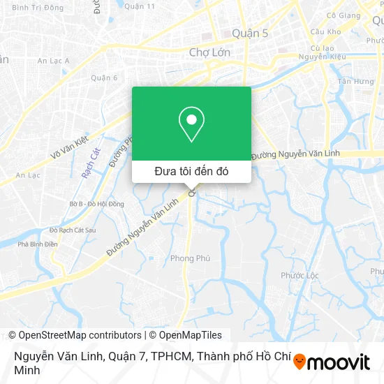 Bản đồ Nguyễn Văn Linh, Quận 7, TPHCM