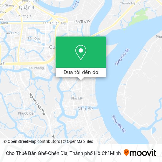Bản đồ Cho Thuê Bàn Ghế-Chén Dĩa
