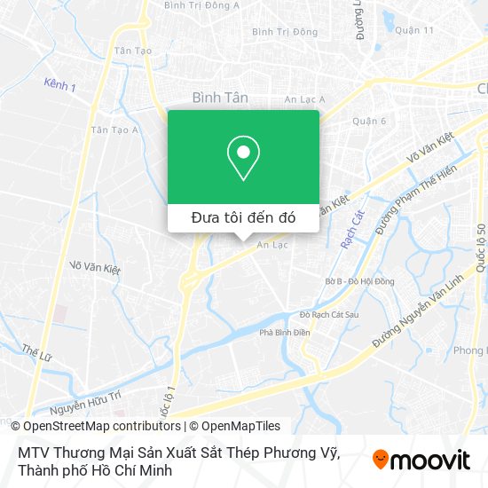 Bản đồ MTV Thương Mại Sản Xuất Sắt Thép Phương Vỹ