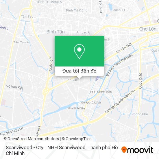 Bản đồ Scanviwood - Cty TNHH Scanviwood