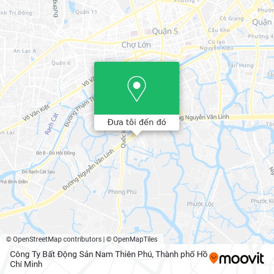 Bản đồ Công Ty Bất Động Sản Nam Thiên Phú