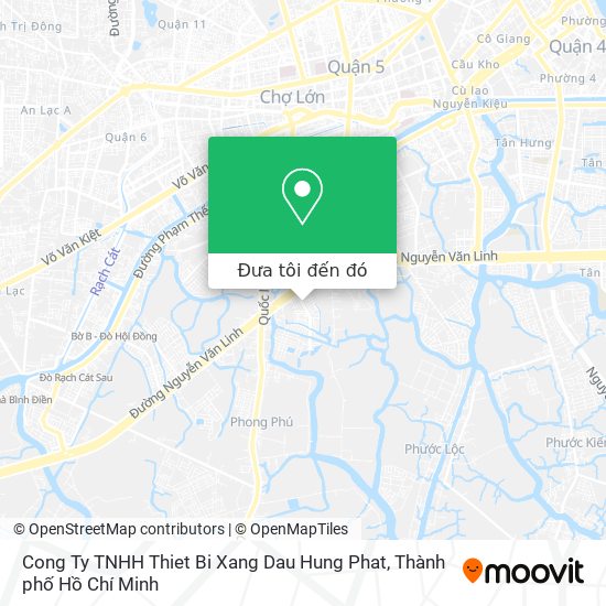 Bản đồ Cong Ty TNHH Thiet Bi Xang Dau Hung Phat