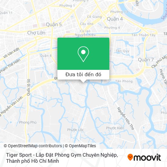 Bản đồ Tiger Sport - Lắp Đặt Phòng Gym Chuyên Nghiệp