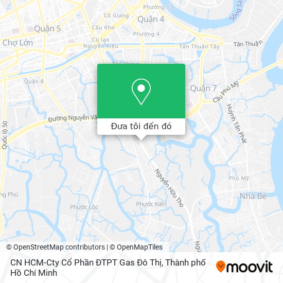 Bản đồ CN HCM-Cty Cổ Phần ĐTPT Gas Đô Thị