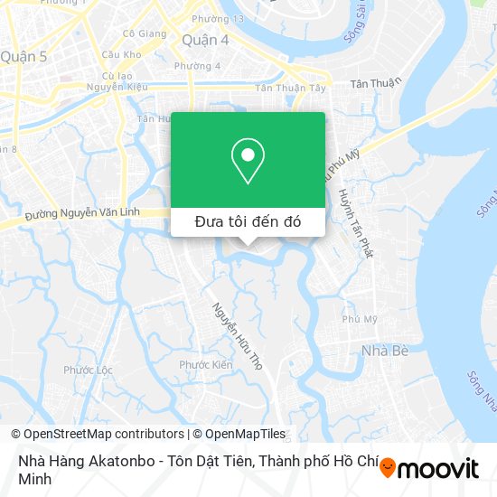 Bản đồ Nhà Hàng Akatonbo - Tôn Dật Tiên