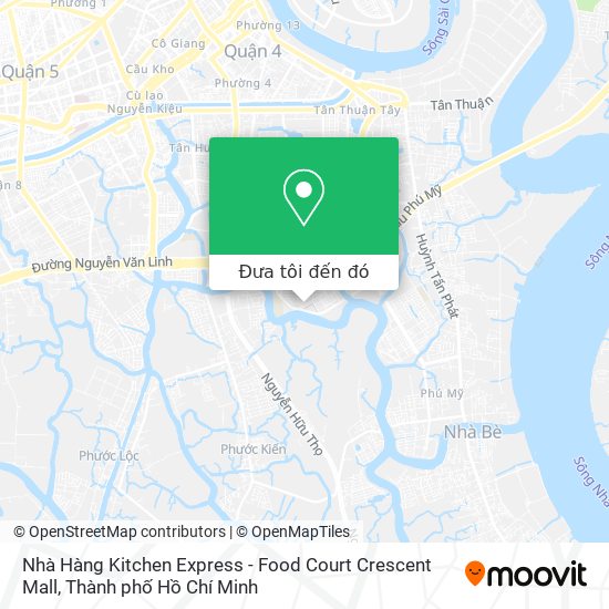 Bản đồ Nhà Hàng Kitchen Express - Food Court Crescent Mall