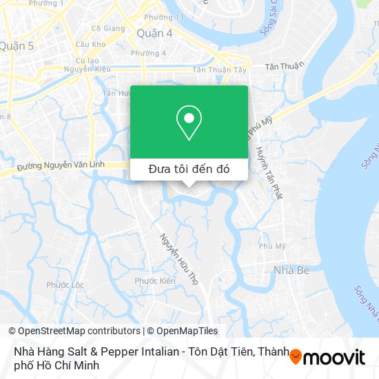 Bản đồ Nhà Hàng Salt & Pepper Intalian - Tôn Dật Tiên