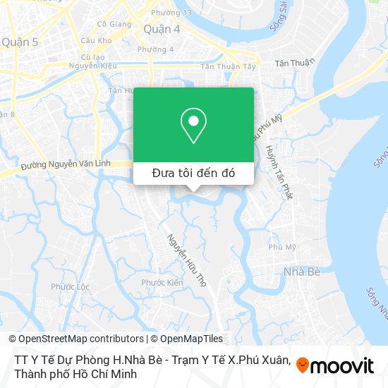 Bản đồ TT Y Tế Dự Phòng H.Nhà Bè - Trạm Y Tế X.Phú Xuân