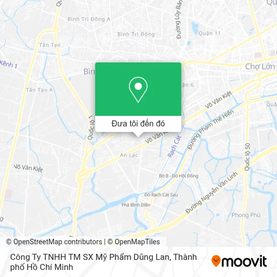 Bản đồ Công Ty TNHH TM SX Mỹ Phẩm Dũng Lan