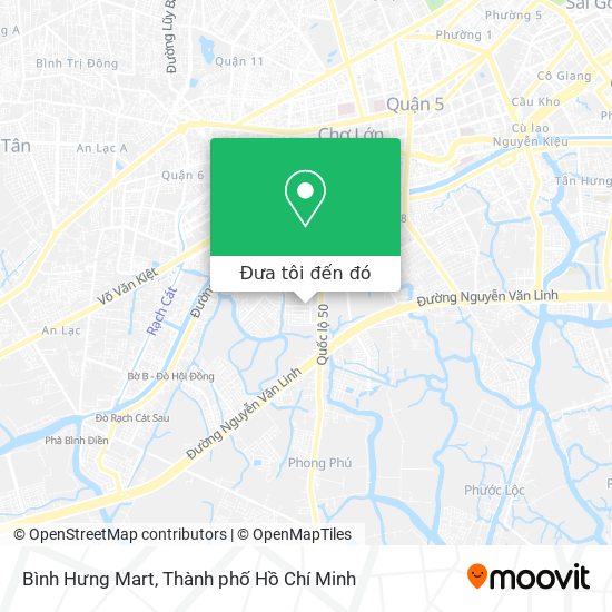 Bản đồ Bình Hưng Mart