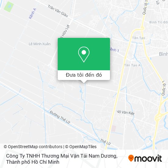 Bản đồ Công Ty TNHH Thương Mại Vận Tải Nam Dương