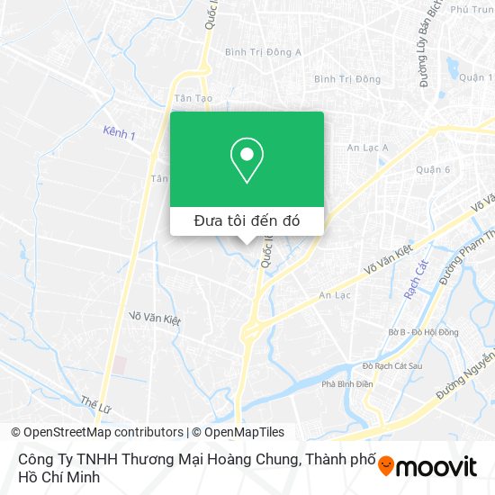 Bản đồ Công Ty TNHH Thương Mại Hoàng Chung