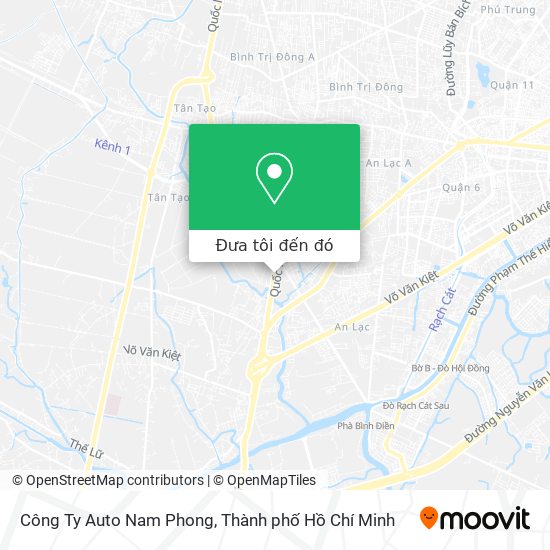 Bản đồ Công Ty Auto Nam Phong