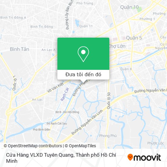 Bản đồ Cửa Hàng VLXD Tuyên Quang