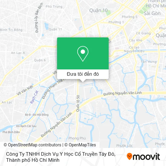 Bản đồ Công Ty TNHH Dịch Vụ Y Học Cổ Truyền Tây Đô