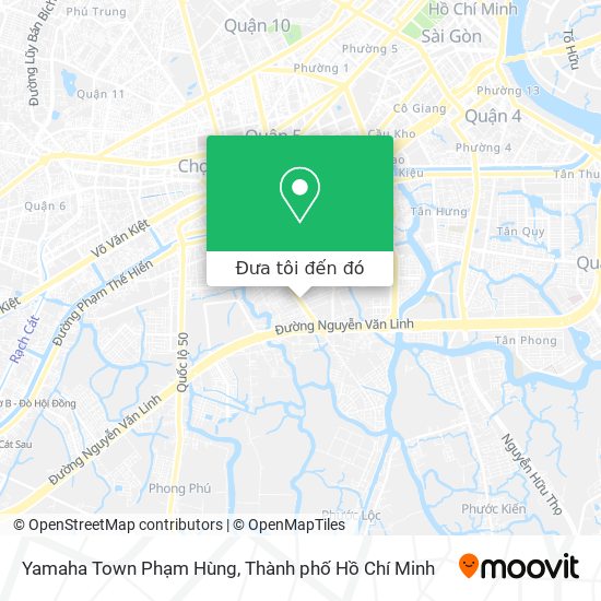Bản đồ Yamaha Town Phạm Hùng