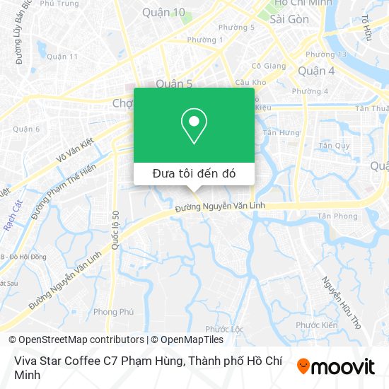 Bản đồ Viva Star Coffee C7 Phạm Hùng