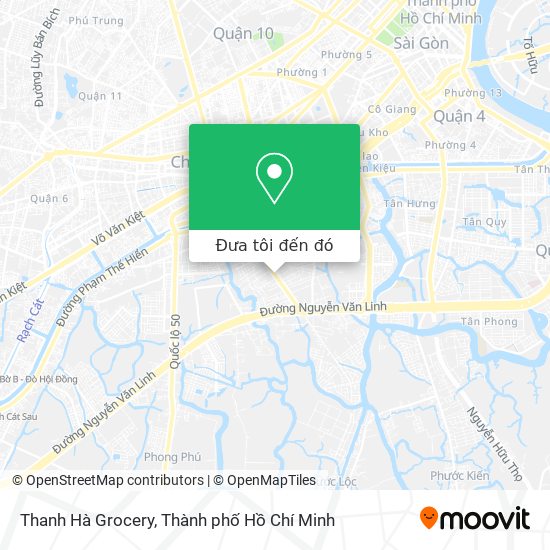 Bản đồ Thanh Hà Grocery