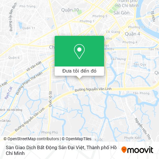 Bản đồ Sàn Giao Dịch Bất Động Sản Đại Việt