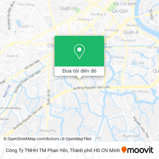 Bản đồ Công Ty TNHH TM Phan Yến