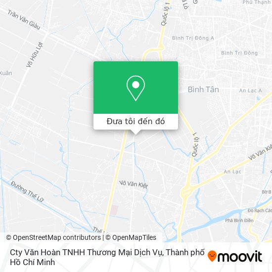 Bản đồ Cty Văn Hoàn TNHH Thương Mại Dịch Vụ