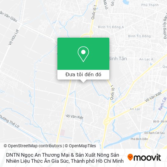 Bản đồ DNTN Ngọc An Thương Mại & Sản Xuất Nông Sản Nhiên Liệu Thức Ăn Gia Súc