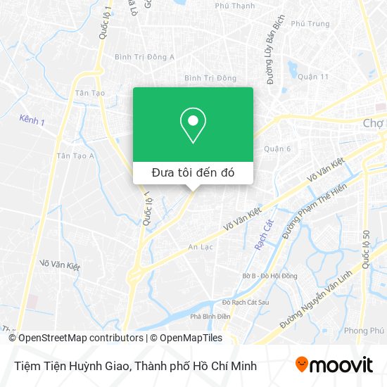 Bản đồ Tiệm Tiện Huỳnh Giao