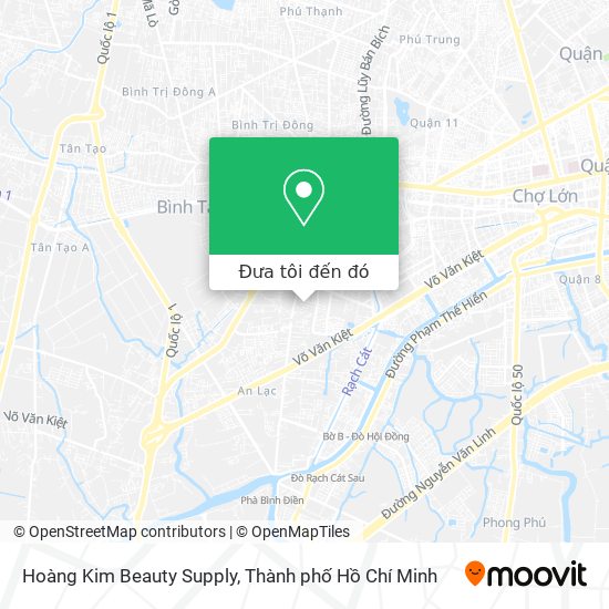 Bản đồ Hoàng Kim Beauty Supply