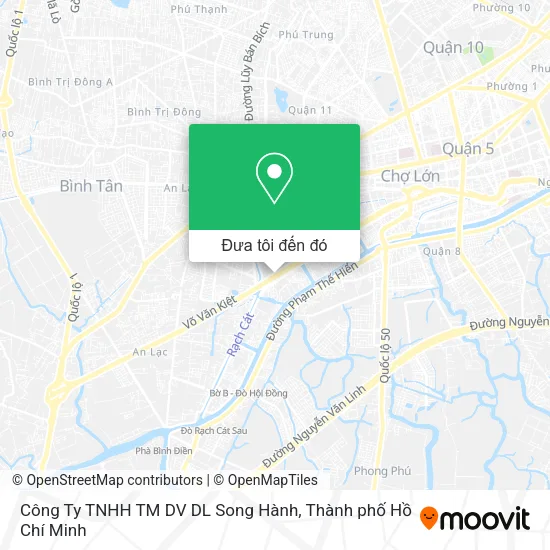 Bản đồ Công Ty TNHH TM DV DL Song Hành