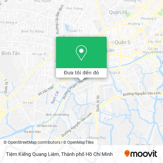 Bản đồ Tiệm Kiếng Quang Liêm