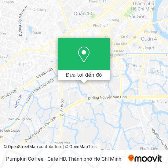 Bản đồ Pumpkin Coffee - Cafe HD